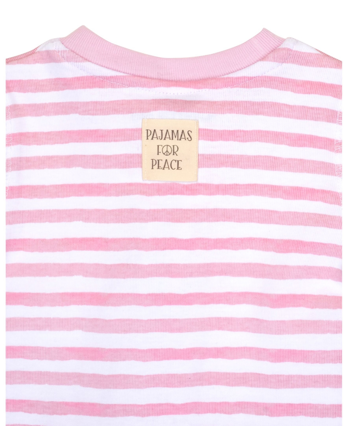 Pajamas for Peace Petal Stripe Baby Boys and Girls Coveralls