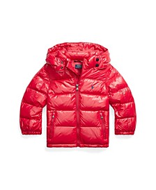 Toddler Boys Water-Repellent Glossed Down Jacket