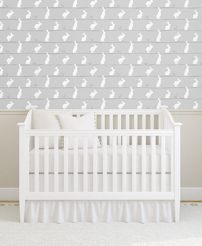 NextWall Bunny Trail Peel and Stick Wallpaper Macy's