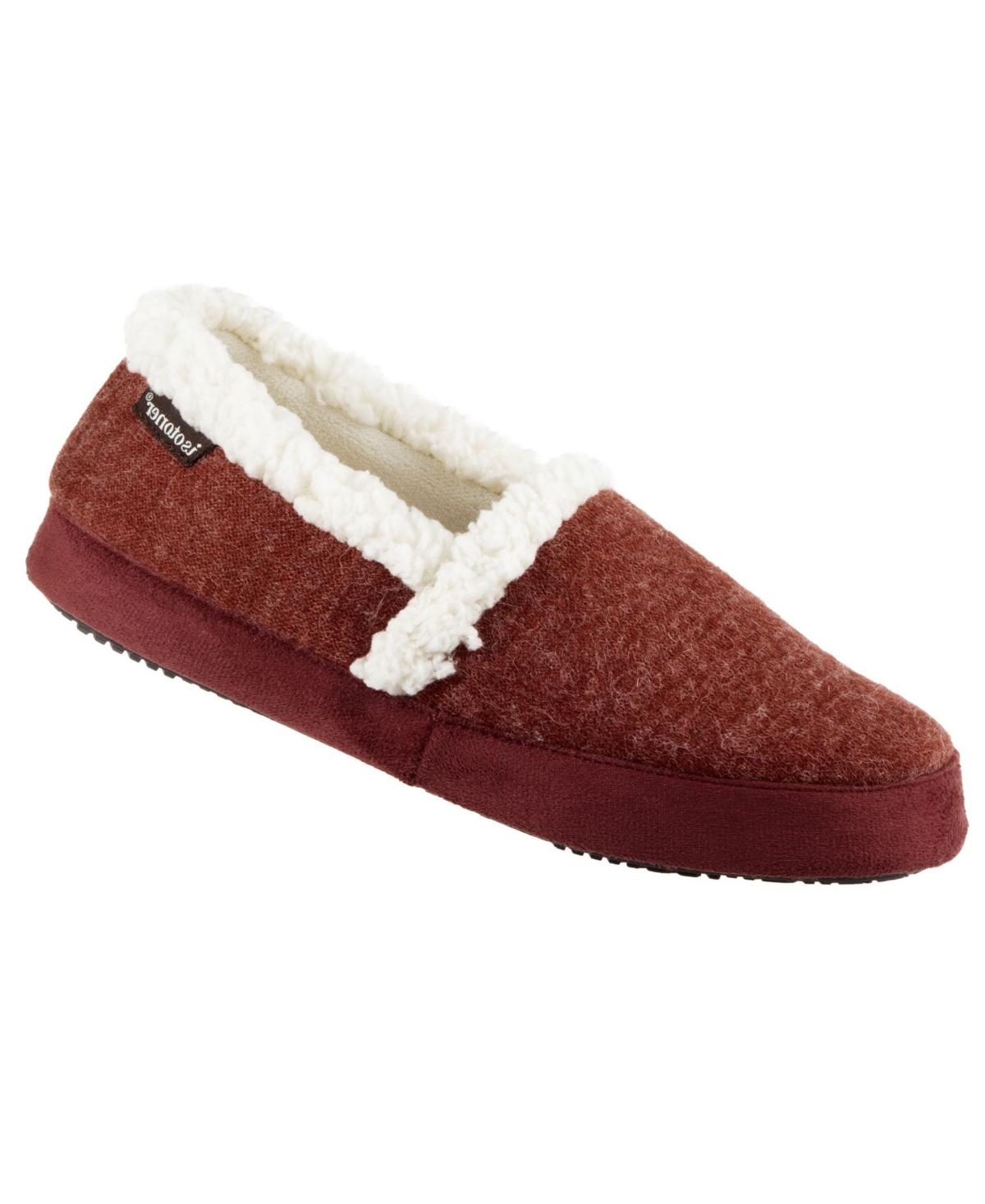 Women's Closed Back Slippers, Online Only - Chili
