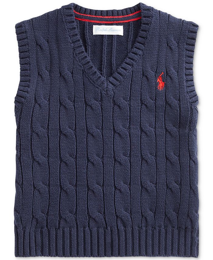 Polo Ralph Lauren Baby Boys Sweater Vest - Macy's