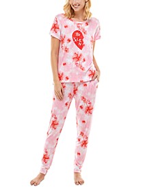 Matching Mommy & Me Whisper Luxe T-Shirt & Jogger Pants Pajama Set