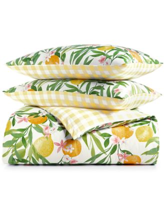 Charter Club Citrus Duvet Cover Sets, Created for Macy's