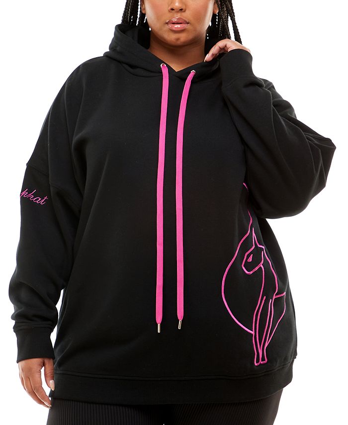 INC International Concepts Plus Size Sequin Sweater Hoodie, Created for  Macy's - Macy's