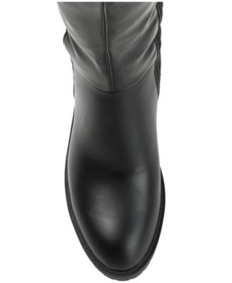 Women's Aryia Extra Wide Calf Over The Knee Lug Sole Boots