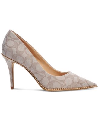 coach signature pumps