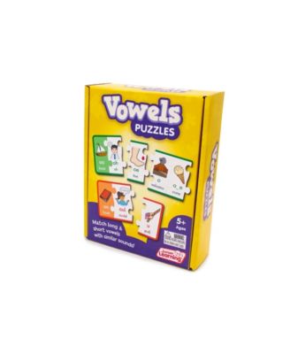 Junior Learning Vowel Puzzles – 78-Piece Set To Teach Long & Short Vowel Sounds (Ages 5+)