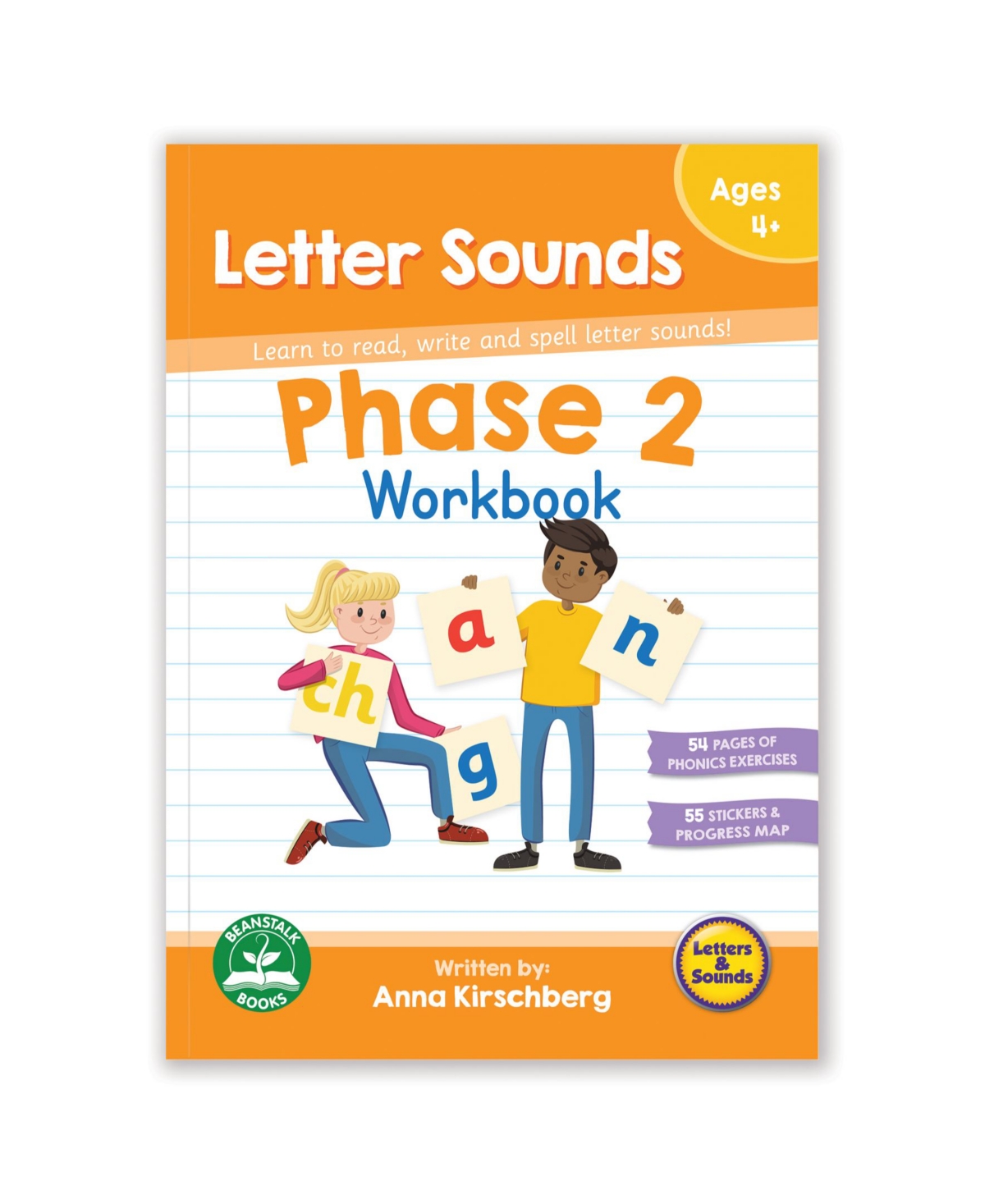 Junior Learning Kids' Phase-2 Letter Sounds Educational Learning Workbook In Multi