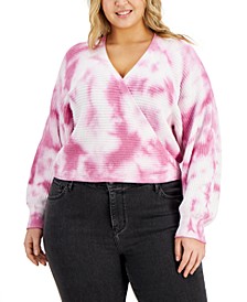 Plus Size Tie-Dye Sweater, Created for Macy's 
