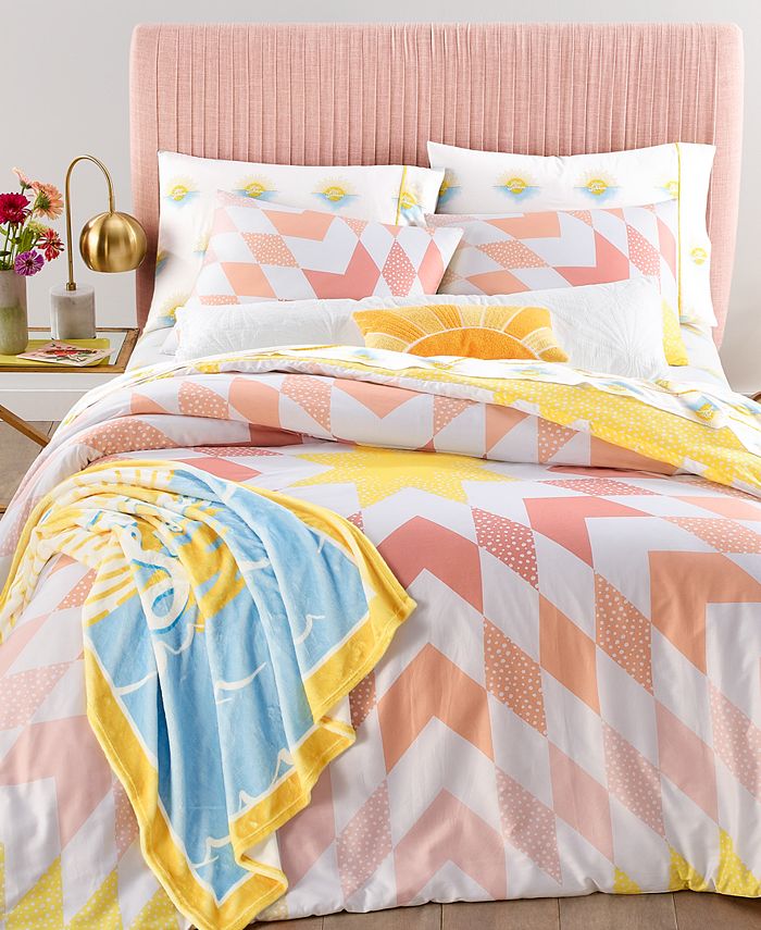 Whim by Martha Stewart Sunburst 2Pc. Reversible Twin Comforter Set, Created for Macy's