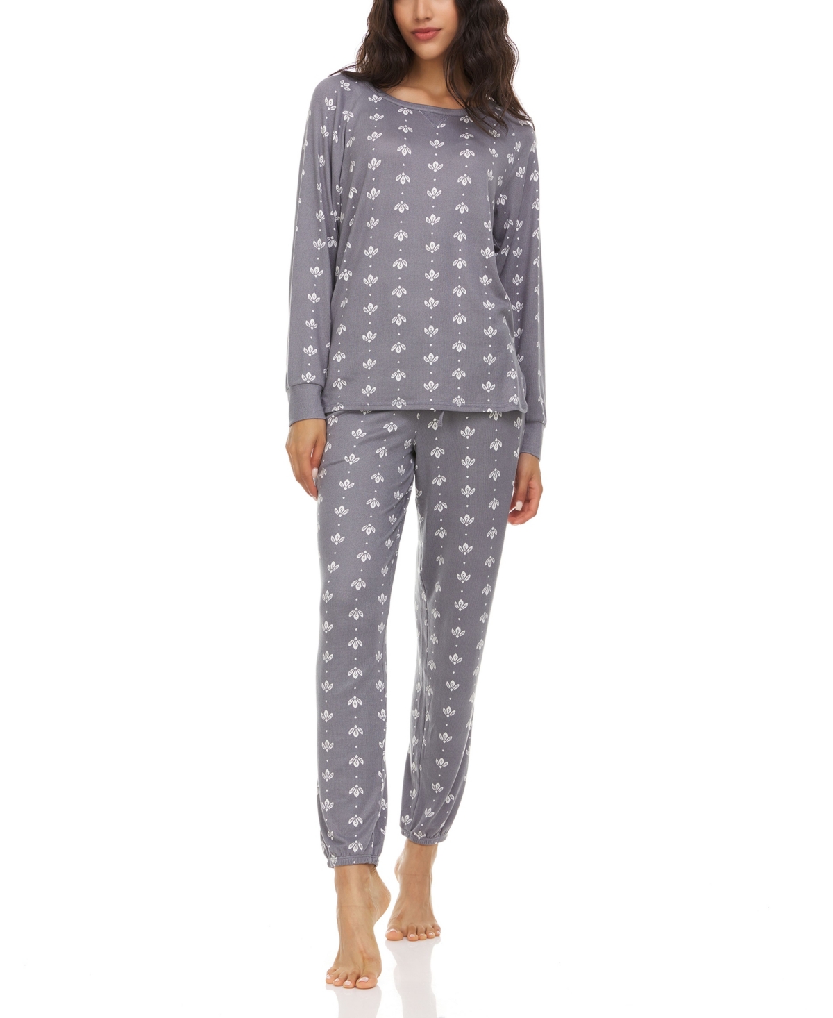 Flora Nikrooz Collection Women's Marian Dreamy Sweater Knit Pajama Set, 2 Pieces