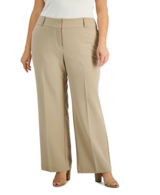 Alfani - Plus Size Straight-Leg Trousers