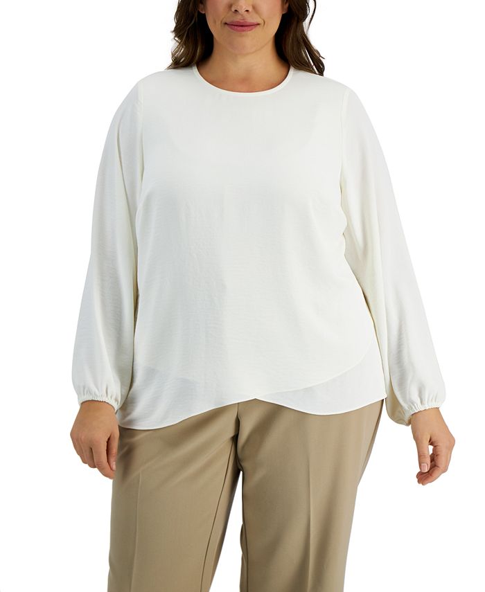 Macys plus size alfani tops hotsell