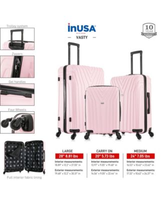 Vasty Lightweight Hardside Spinner Luggage Set, 3 piece