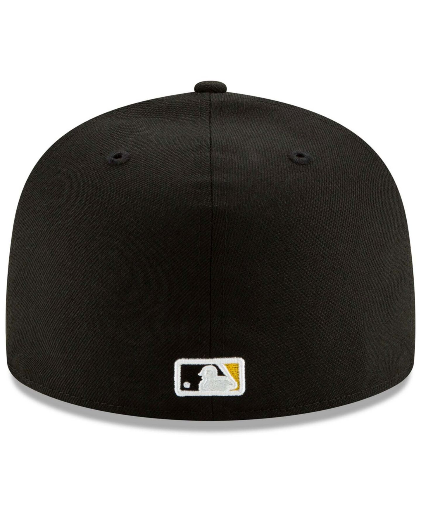 Мужская бейсболка New Era Pittsburgh Pirates Alternate 2 On-Field 59FIFTY, Black — фото 5