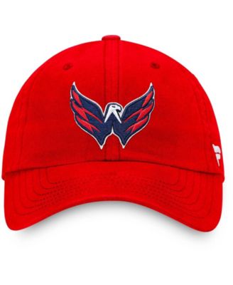 Men's Red Washington Capitals Core Primary Logo Adjustable Hat
