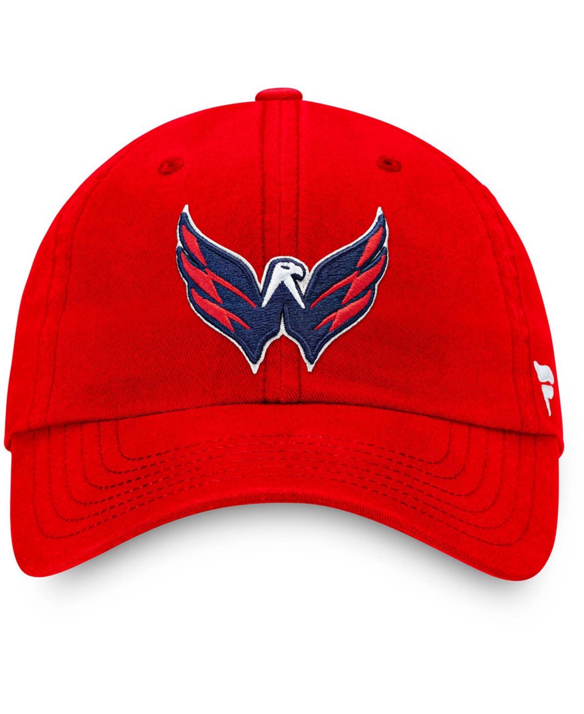 Fanatics Men's Red Washington Capitals Core Primary Logo Adjustable Hat In Red