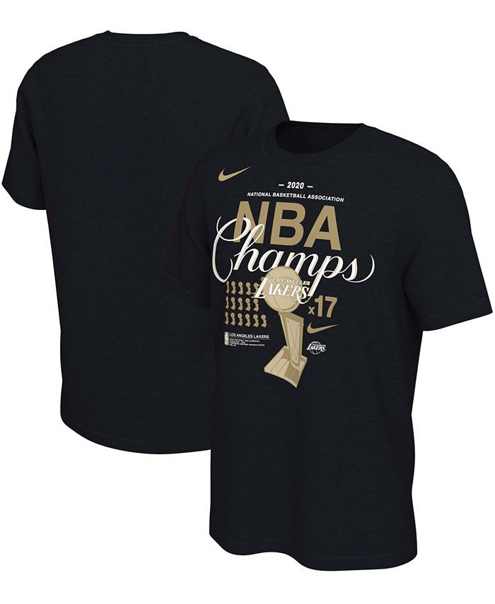 Nike Men's Nike Black Los Angeles Lakers 2020 NBA Finals Champions