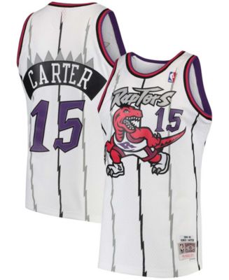 Mitchell Ness Men's Vince Carter White Toronto Raptors 1997-98