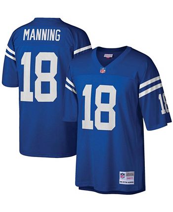 Peyton Manning Autographed Indianapolis White Mitchell & Ness Jersey  Fanatics Authentic COA