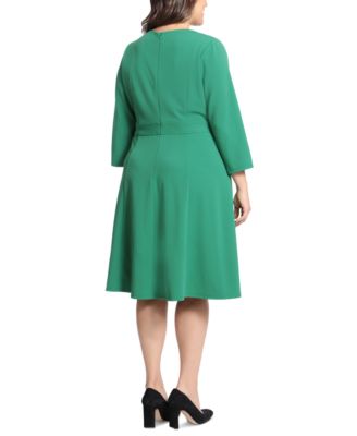 London Times Fit & Flare Dress