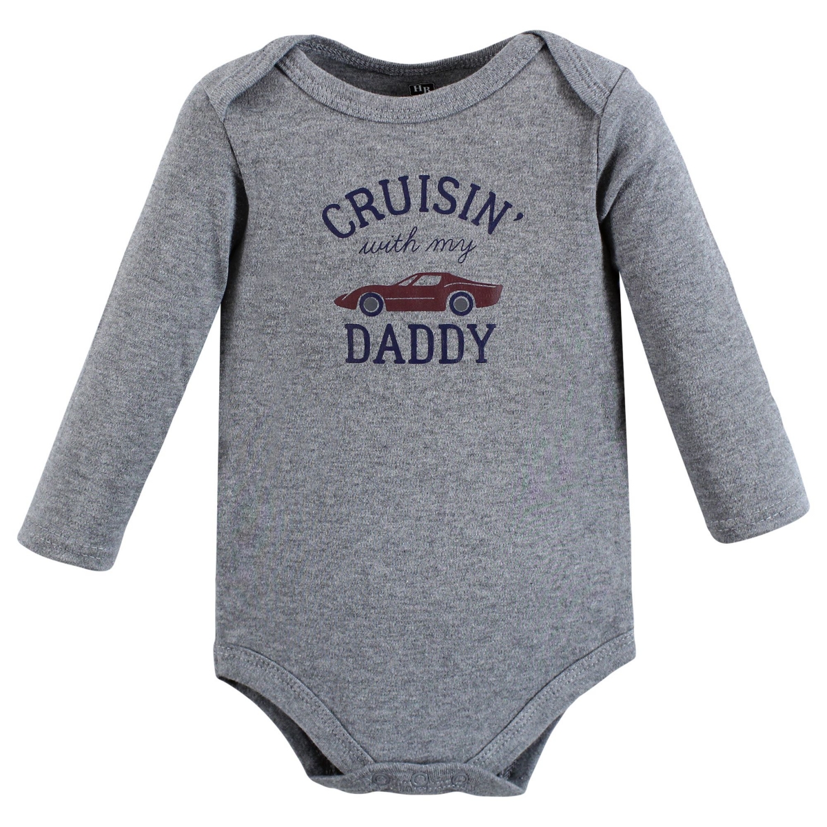 Hudson Baby Baby Boys Cotton Long-Sleeve Bodysuits,3-Pack - Cars