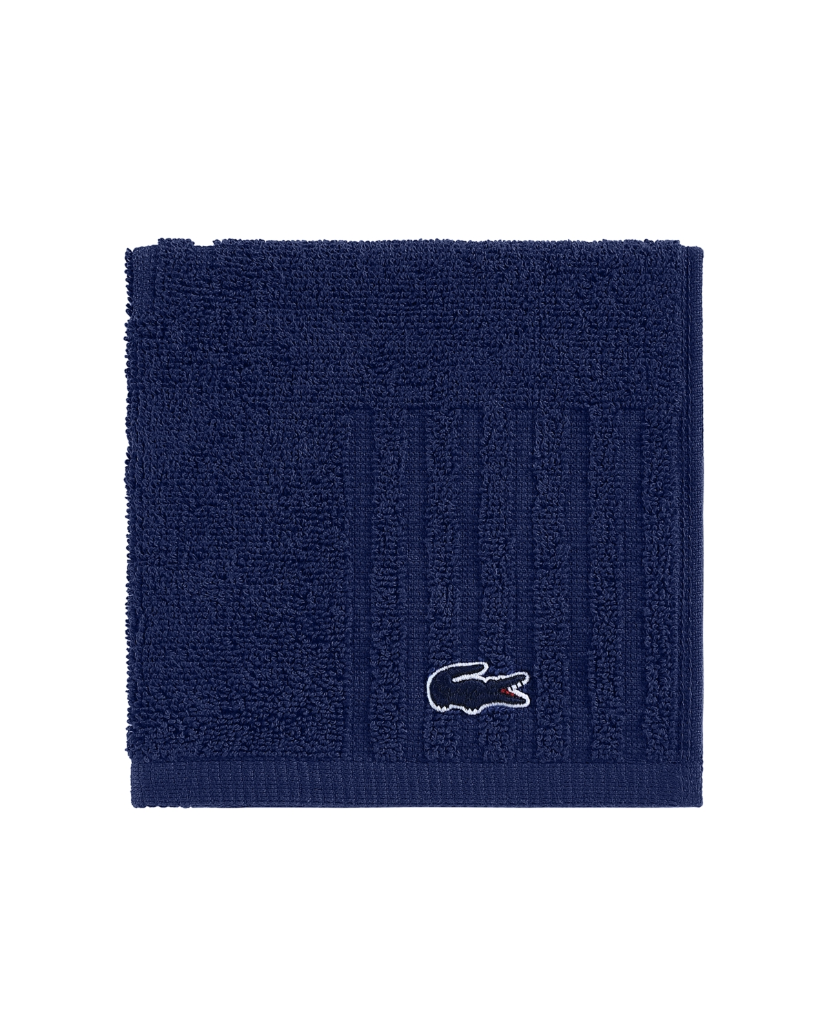 Lacoste Home Lacoste Sculpted Radius Wash Cloth Bedding In Oxford Blue ...