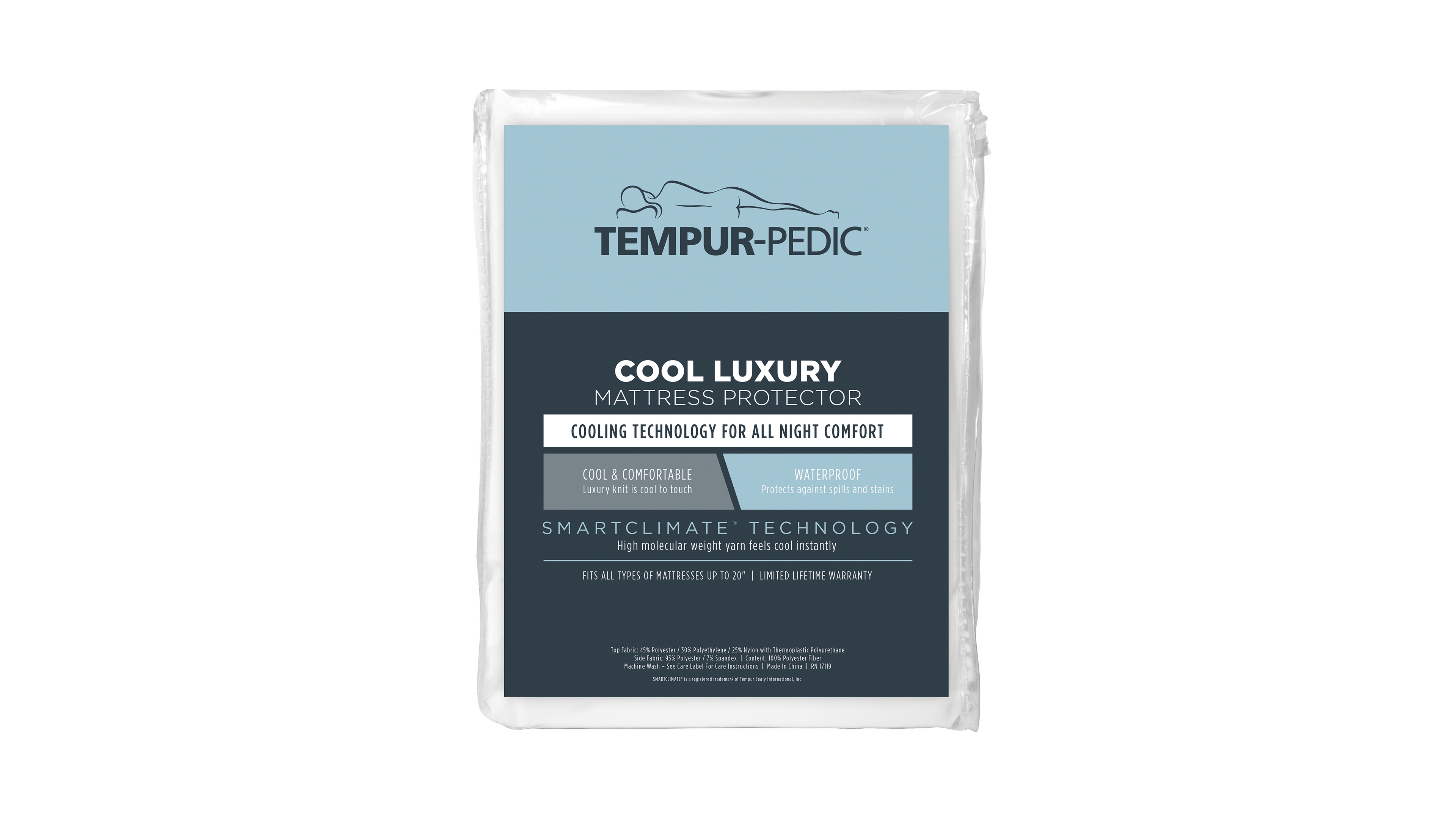 Tempur-Pedic Cool Luxury Mattress Protector, King