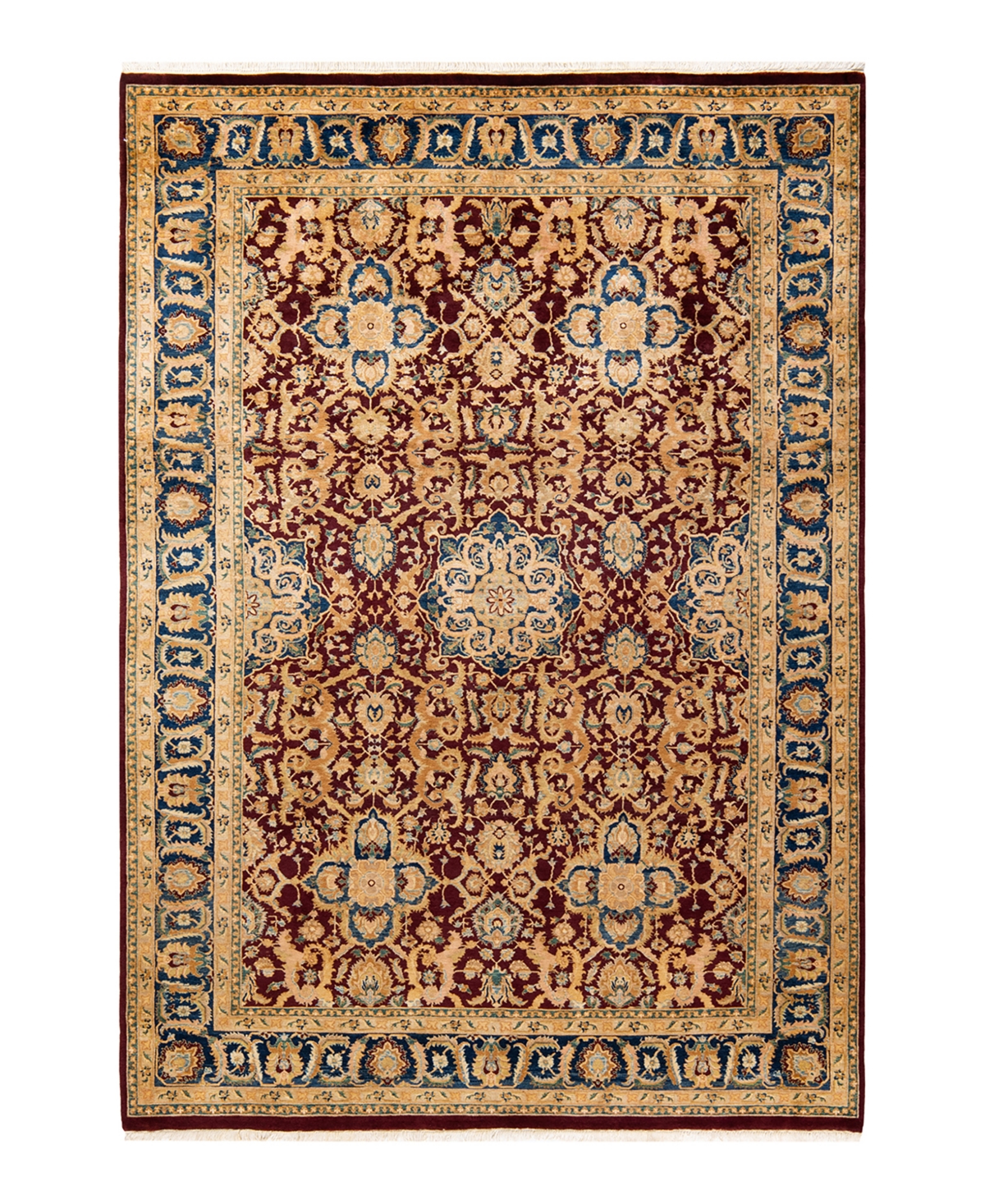 Closeout! Adorn Hand Woven Rugs Mogul M1405 6'1in x 8'10in Area Rug - Red