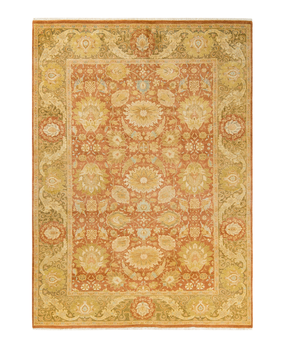Closeout! Adorn Hand Woven Rugs Mogul M1395 6'2in x 8'9in Area Rug - Brown