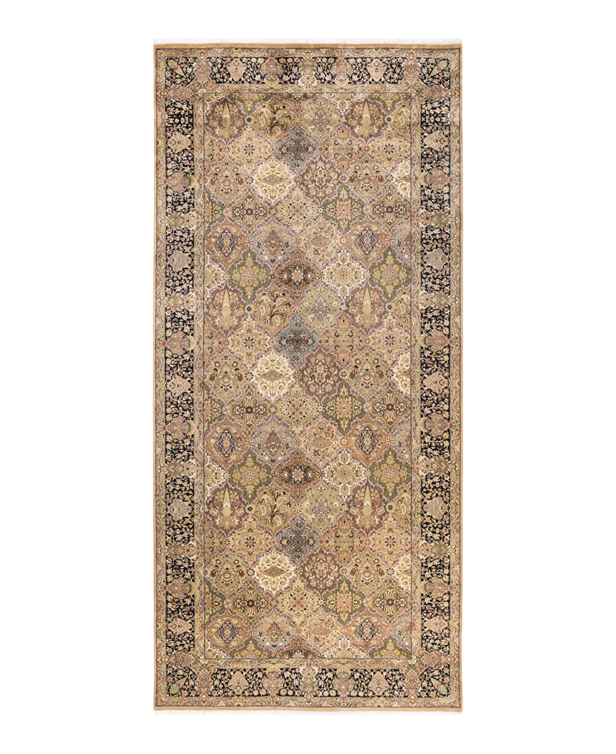 Closeout! Adorn Hand Woven Rugs Mogul M1416 6'3in x 13'10in Runner Area Rug - Yellow