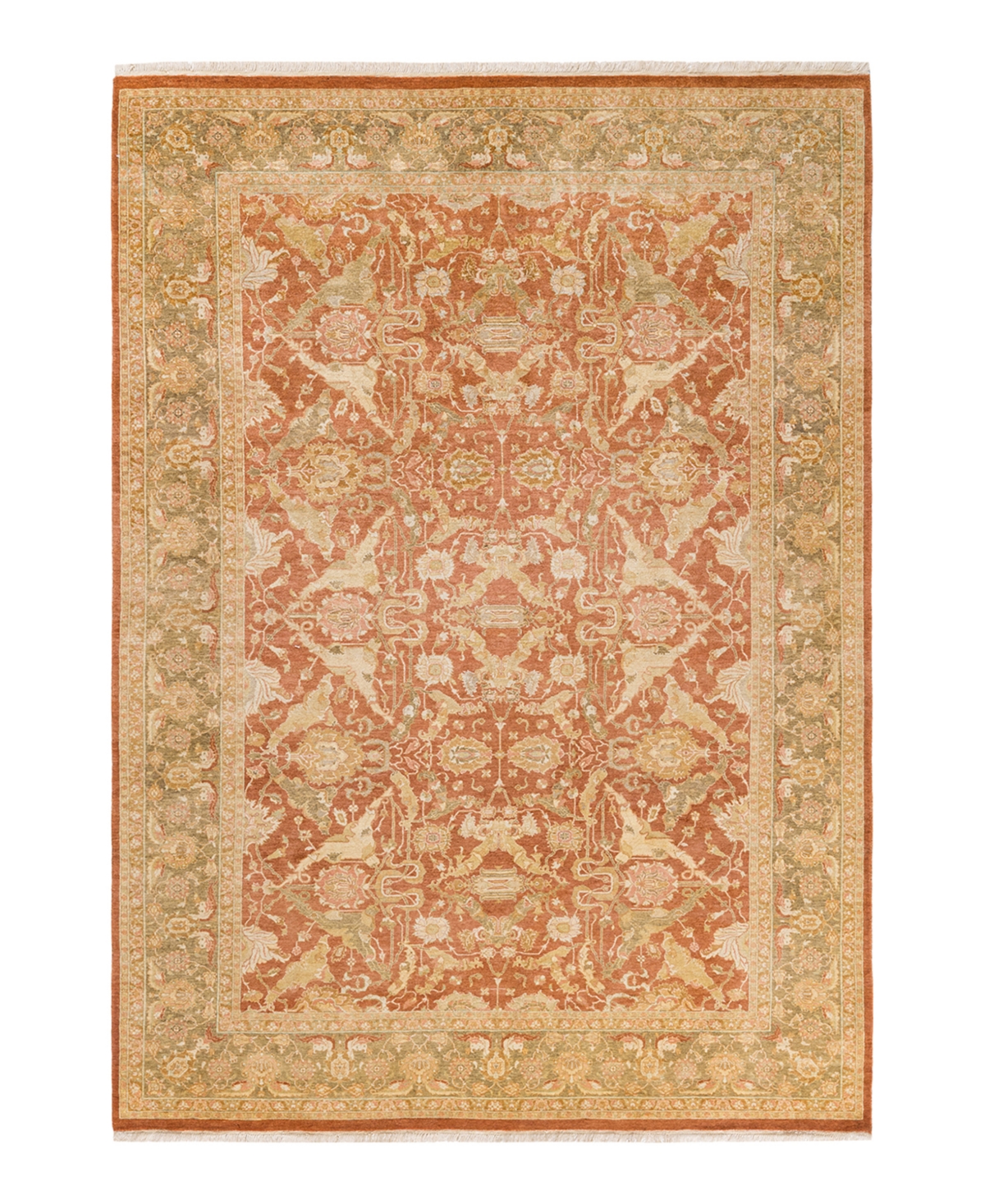 Closeout! Adorn Hand Woven Rugs Mogul M1450 6'2in x 8'9in Area Rug - Brown