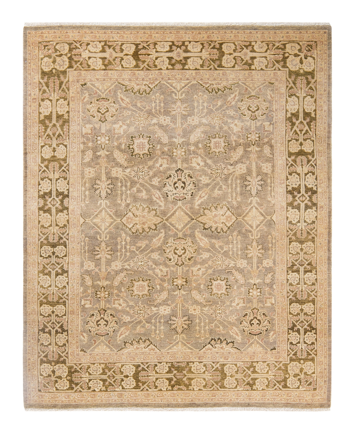 Closeout! Adorn Hand Woven Rugs Eclectic M1504 6' x 7'7in Area Rug - Gray