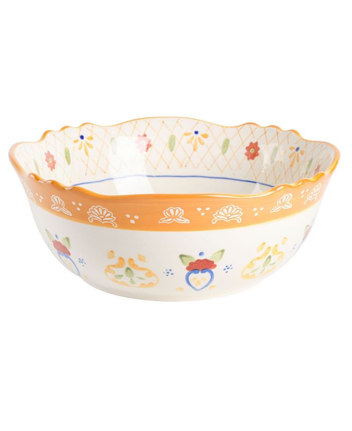 Laurie Gates Tierra HandPainted Serving Bowl Set, 2 Piece Macy's