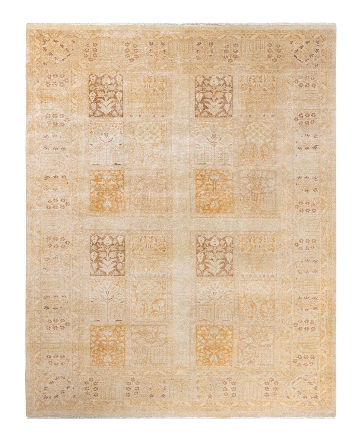 Closeout! Adorn Hand Woven Rugs Mogul M1752 6'2in x 9'1in Area Rug - Ivory