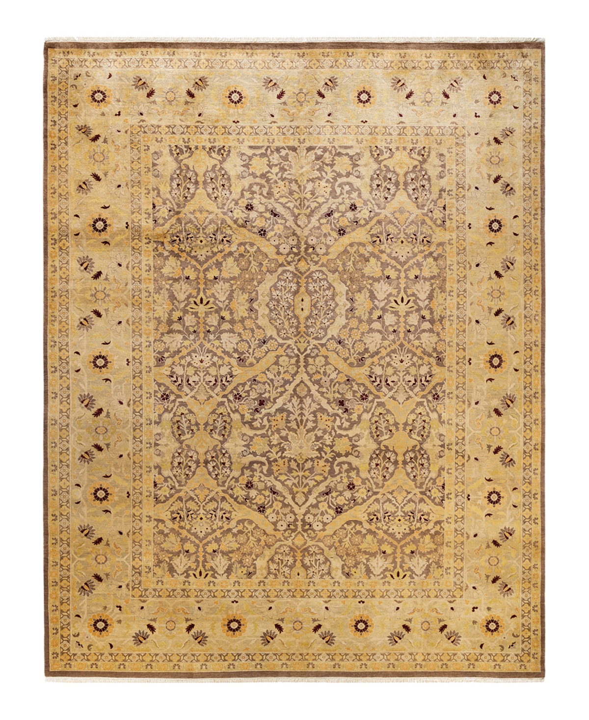 Closeout! Adorn Hand Woven Rugs Eclectic M1320 9'1in x 11'10in Area Rug - Walnut