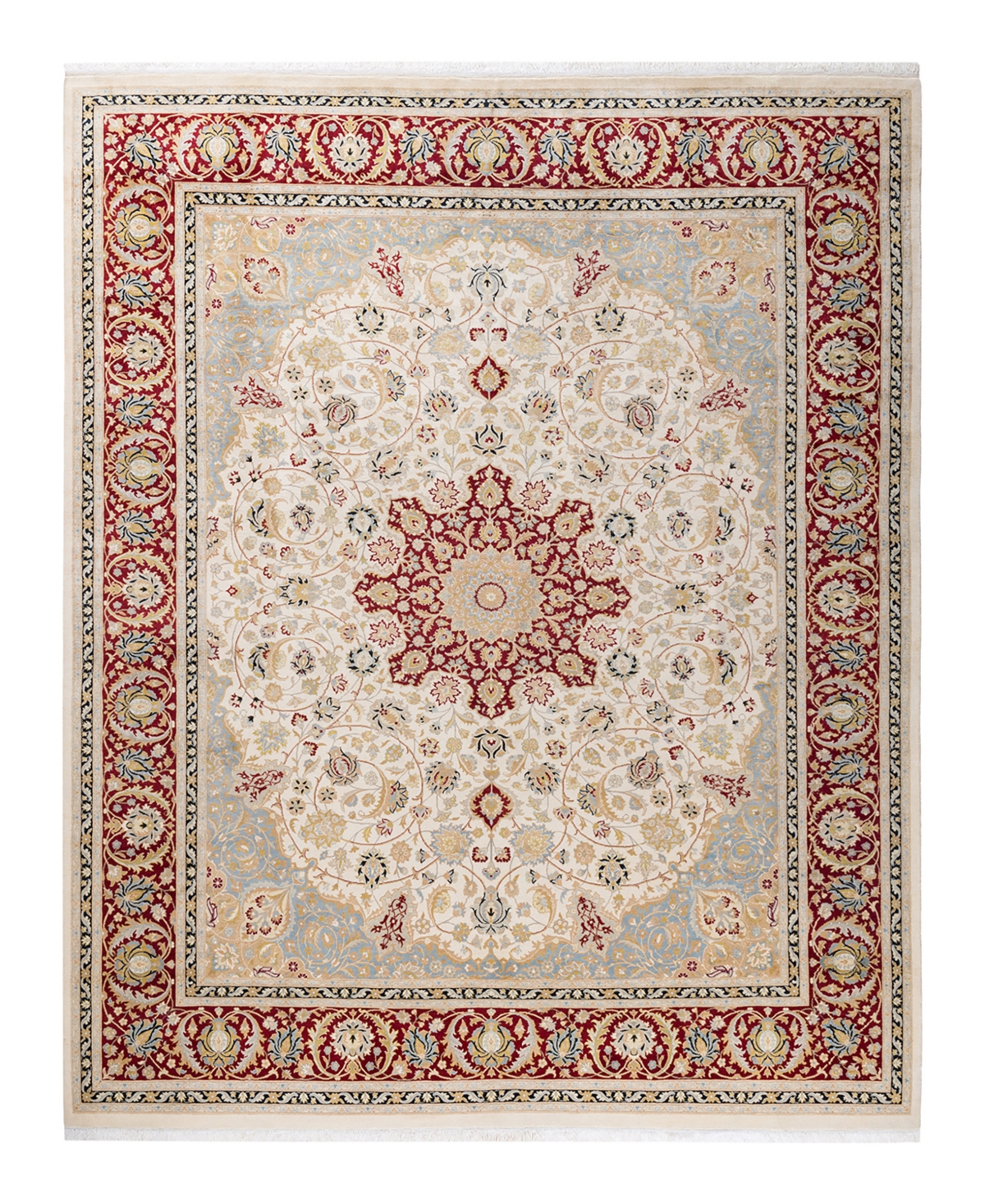 Closeout! Adorn Hand Woven Rugs Mogul M1599 8'2in x 10'3in Area Rug - Ivory