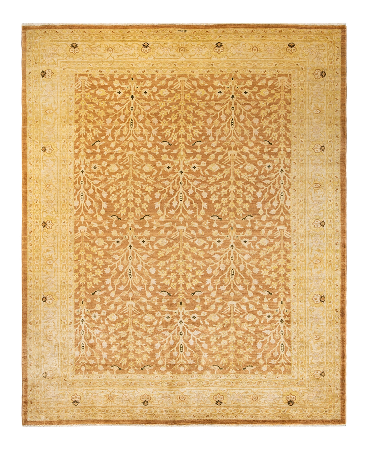 Closeout! Adorn Hand Woven Rugs Eclectic M1387 9'2in x 11'8in Area Rug - Yellow