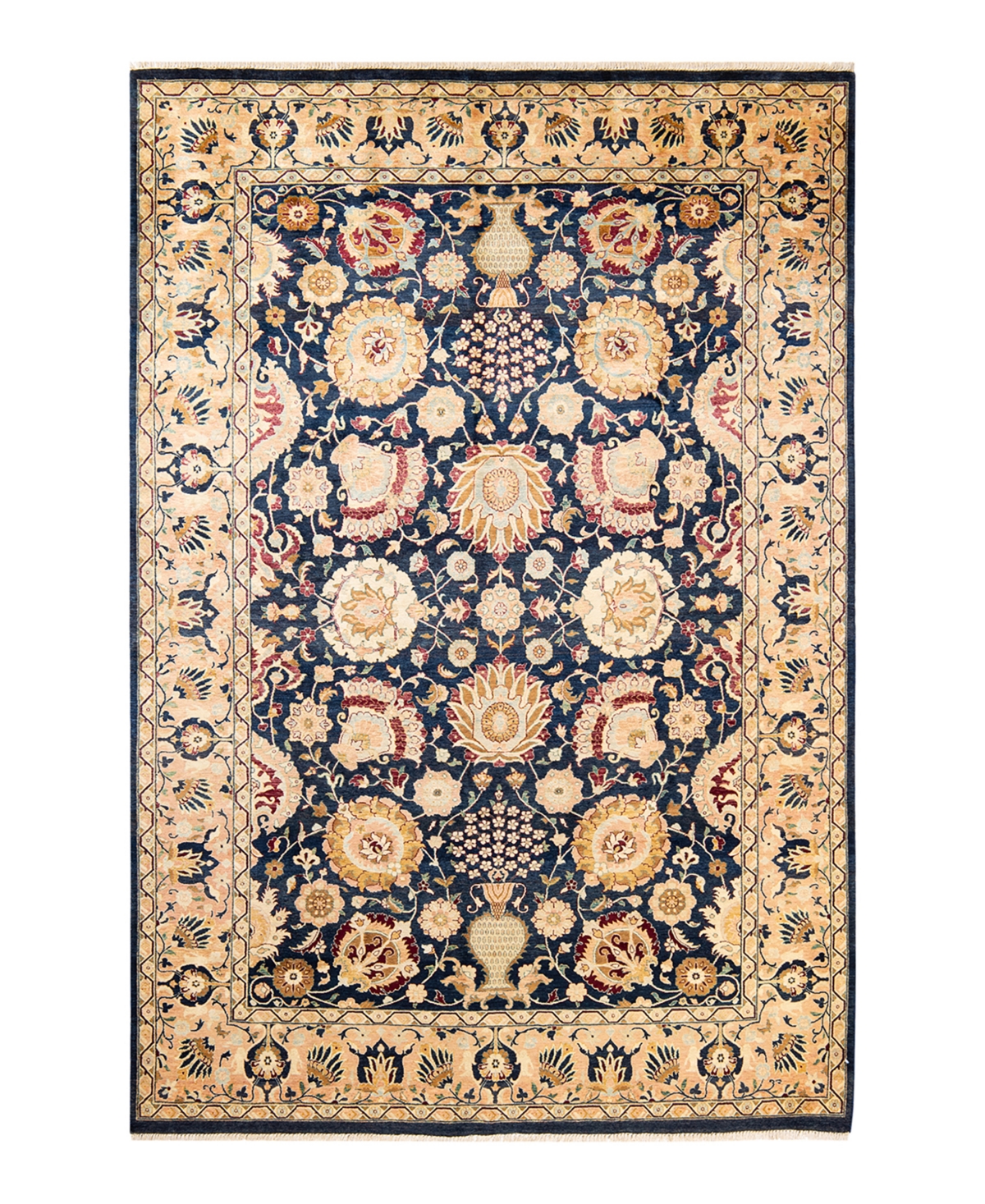Closeout! Adorn Hand Woven Rugs Mogul M1183 6' x 8'10in Area Rug - Blue