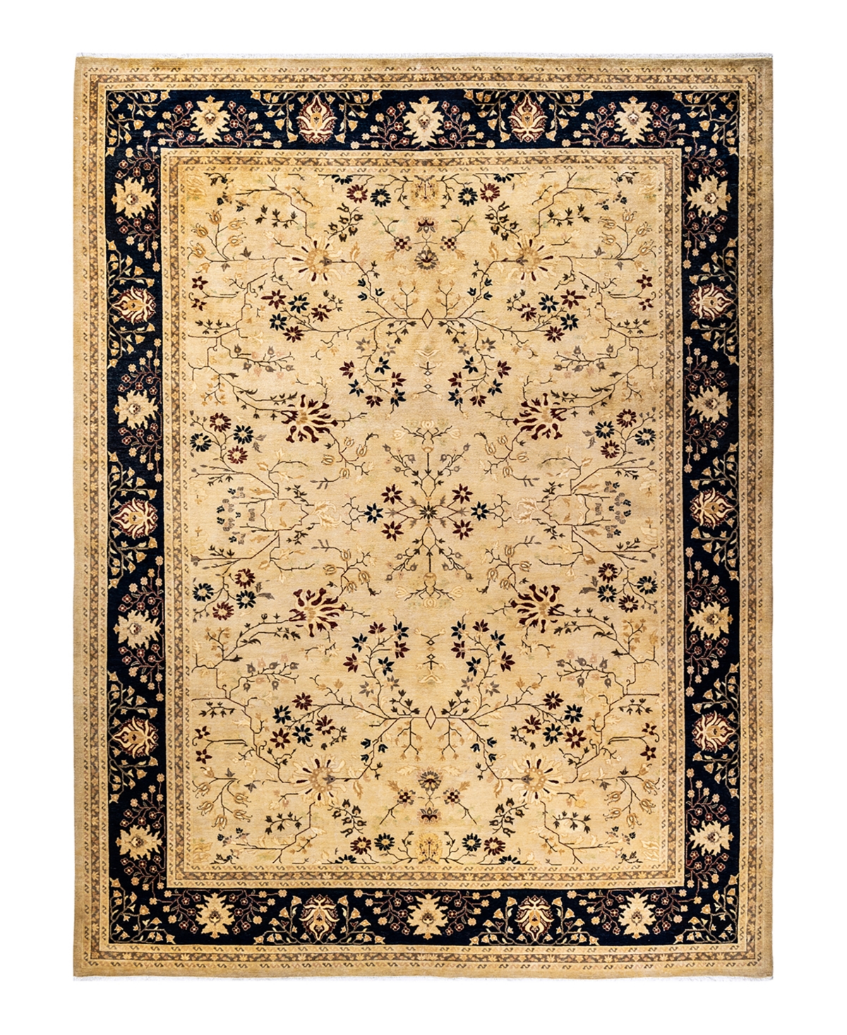 Closeout! Adorn Hand Woven Rugs Mogul M1462 9'1in x 12'2in Area Rug - Yellow