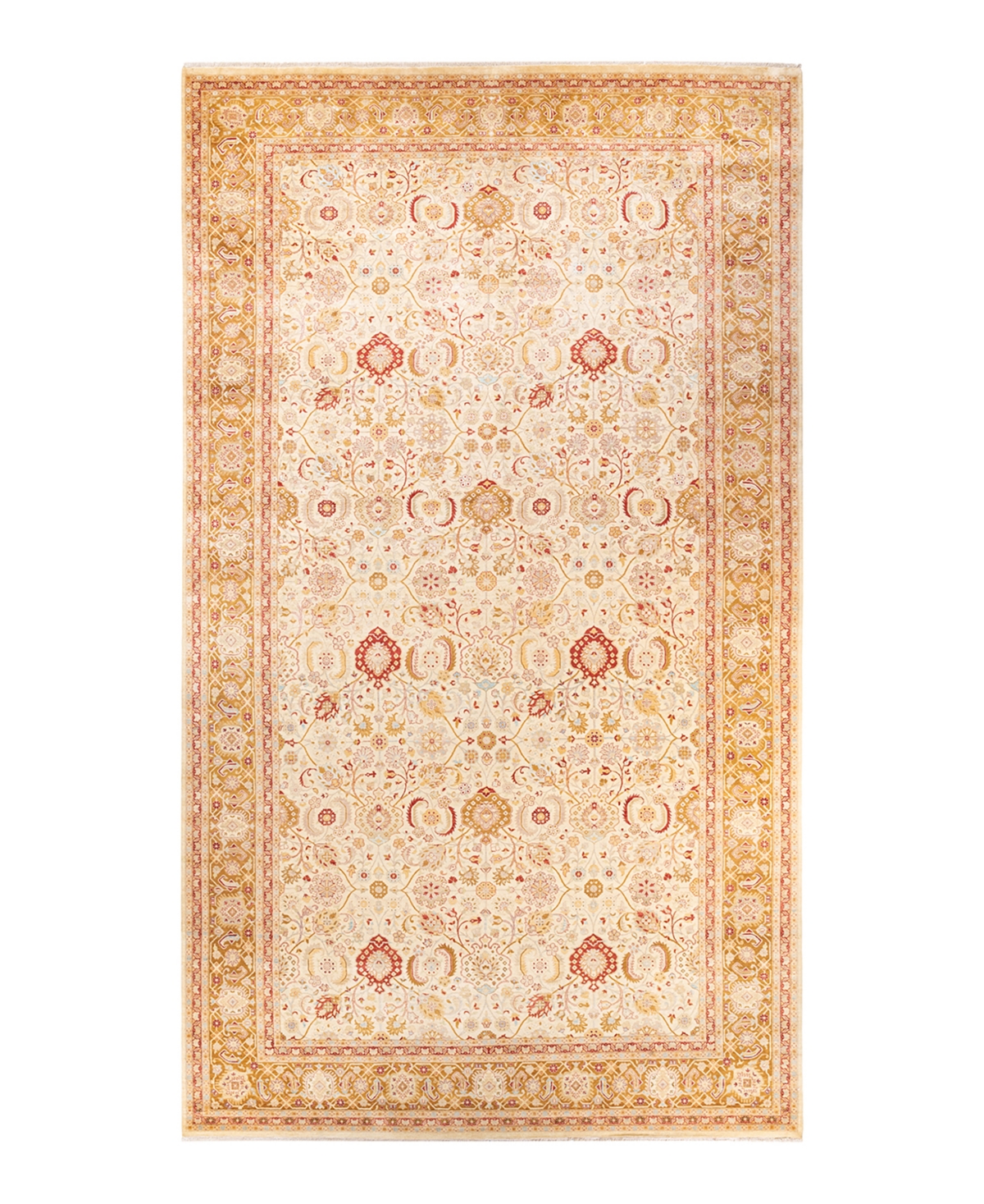 Closeout! Adorn Hand Woven Rugs Mogul M1285 9'3in x 16'8in Area Rug - Ivory