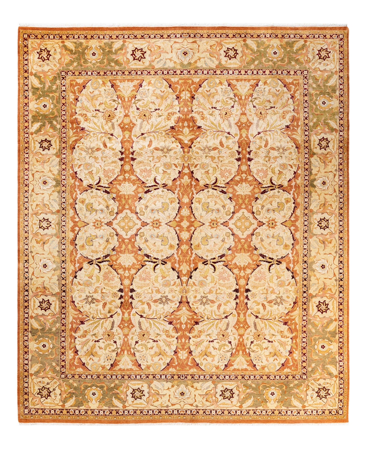 Closeout! Adorn Hand Woven Rugs Mogul M1422 8'2in x 9'10in Area Rug - Brown