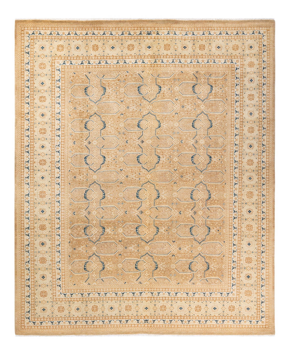 Closeout! Adorn Hand Woven Rugs Mogul M1605 7'10in x 9'7in Area Rug - Yellow