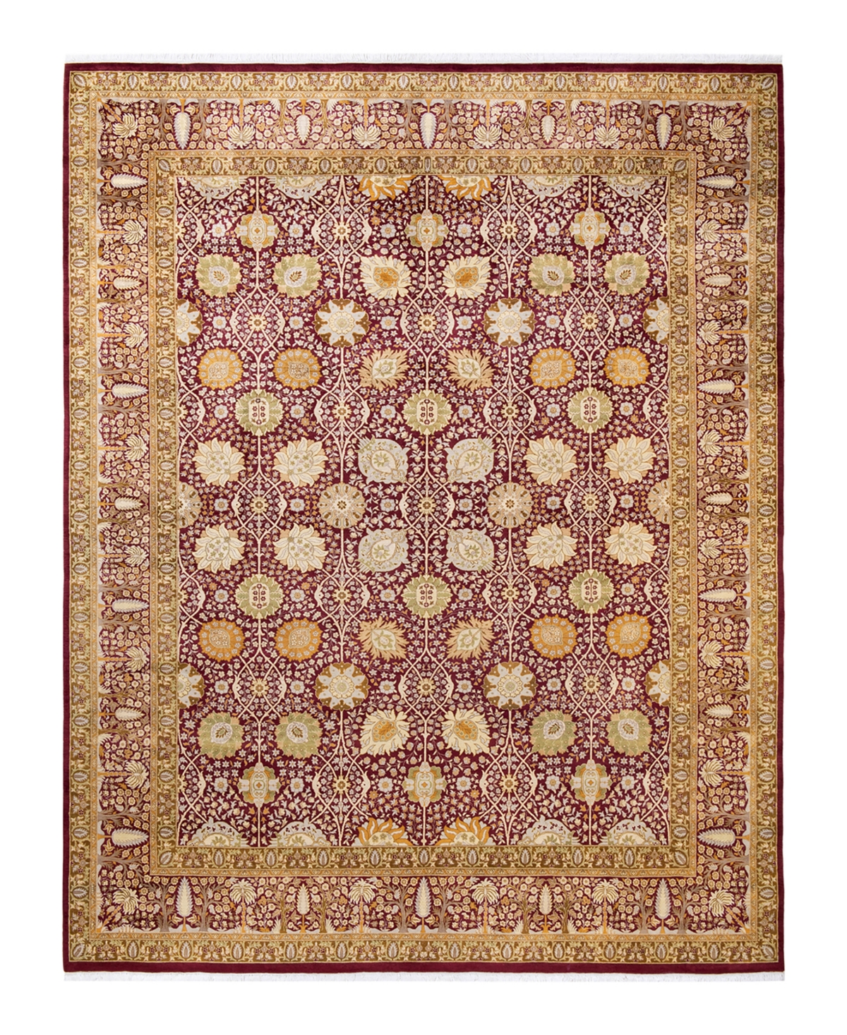 Closeout! Adorn Hand Woven Rugs Mogul M1405 9'2in x 12'3in Area Rug - Purple