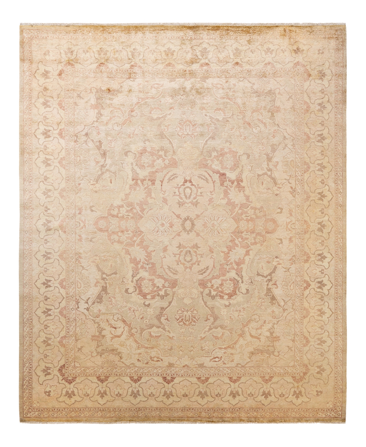 Closeout! Adorn Hand Woven Rugs Eclectic M1681 8'1in x 9'10in Area Rug - Ivory