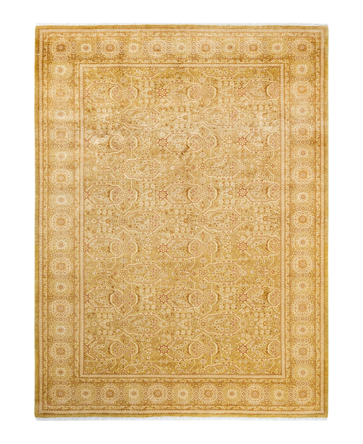 Closeout! Adorn Hand Woven Rugs Mogul M1403 6'2in x 8'3in Area Rug - Green