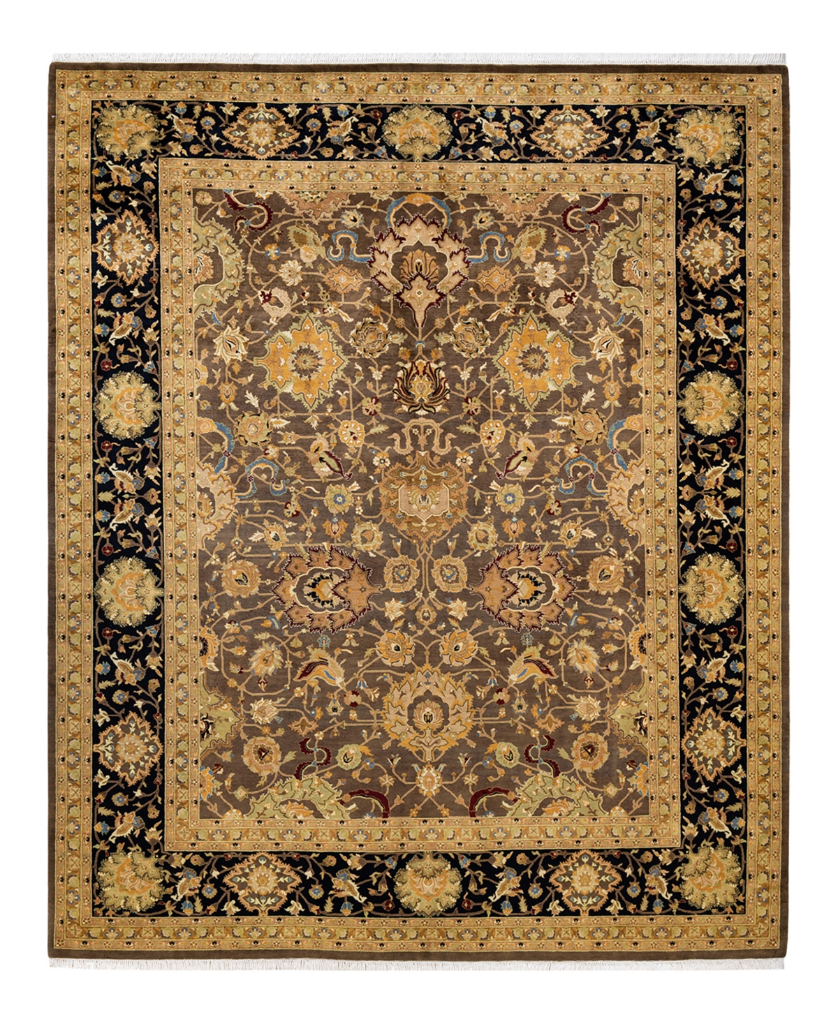 Closeout! Adorn Hand Woven Rugs Mogul M1427 8'1in x 10' Area Rug - Brown