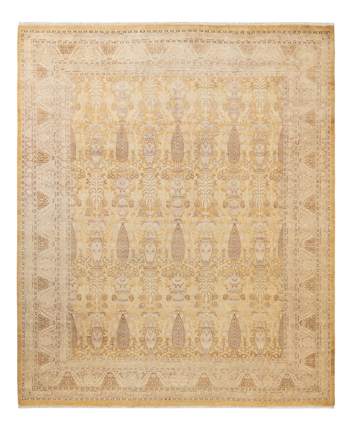 Closeout! Adorn Hand Woven Rugs Mogul M1598 8'1in x 10'1in Area Rug - Beige