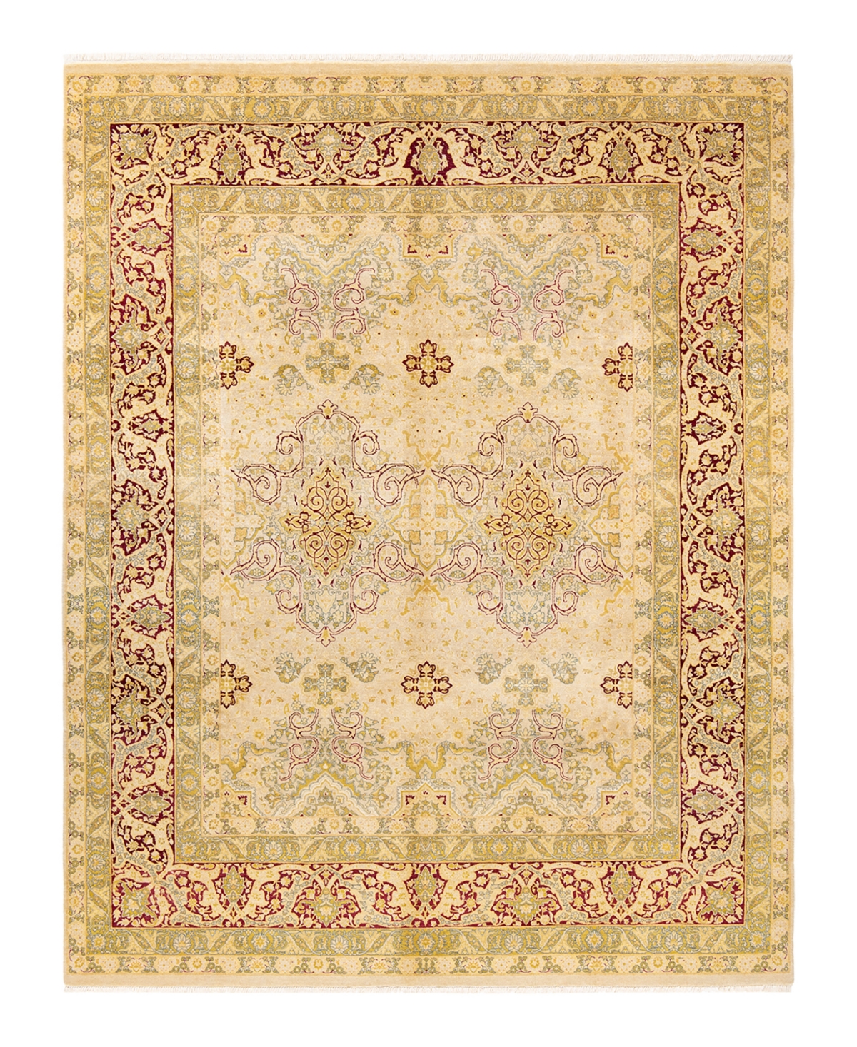 Closeout! Adorn Hand Woven Rugs Mogul M1322 8' x 10'4in Area Rug - Ivory