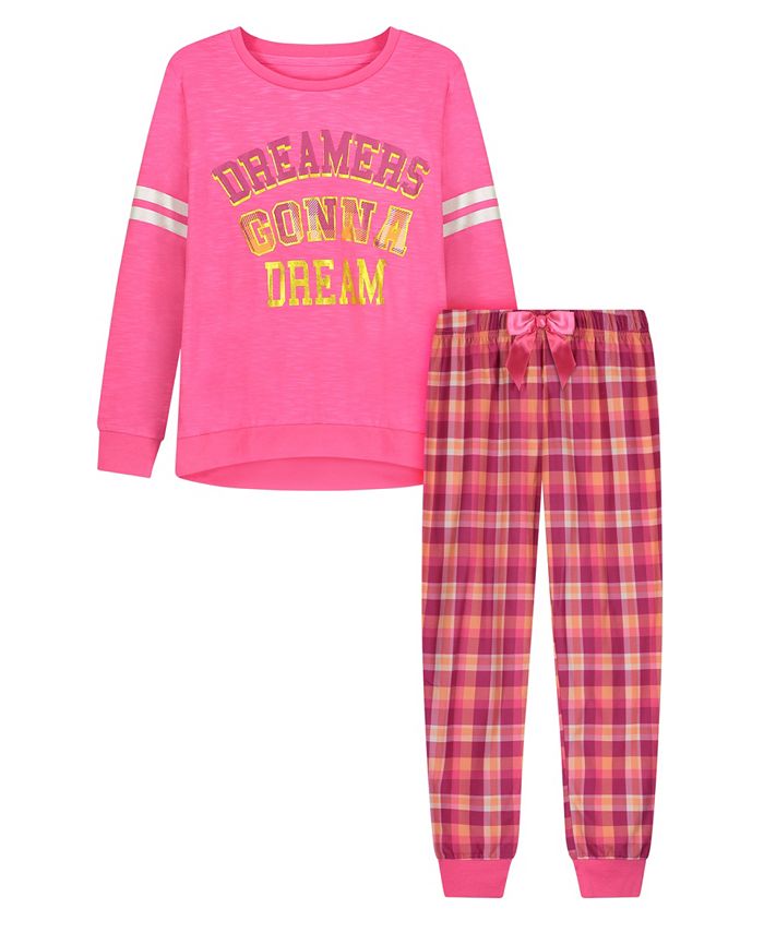 Sleep On It Big Girls Pajama Set, 2 Piece Macy's